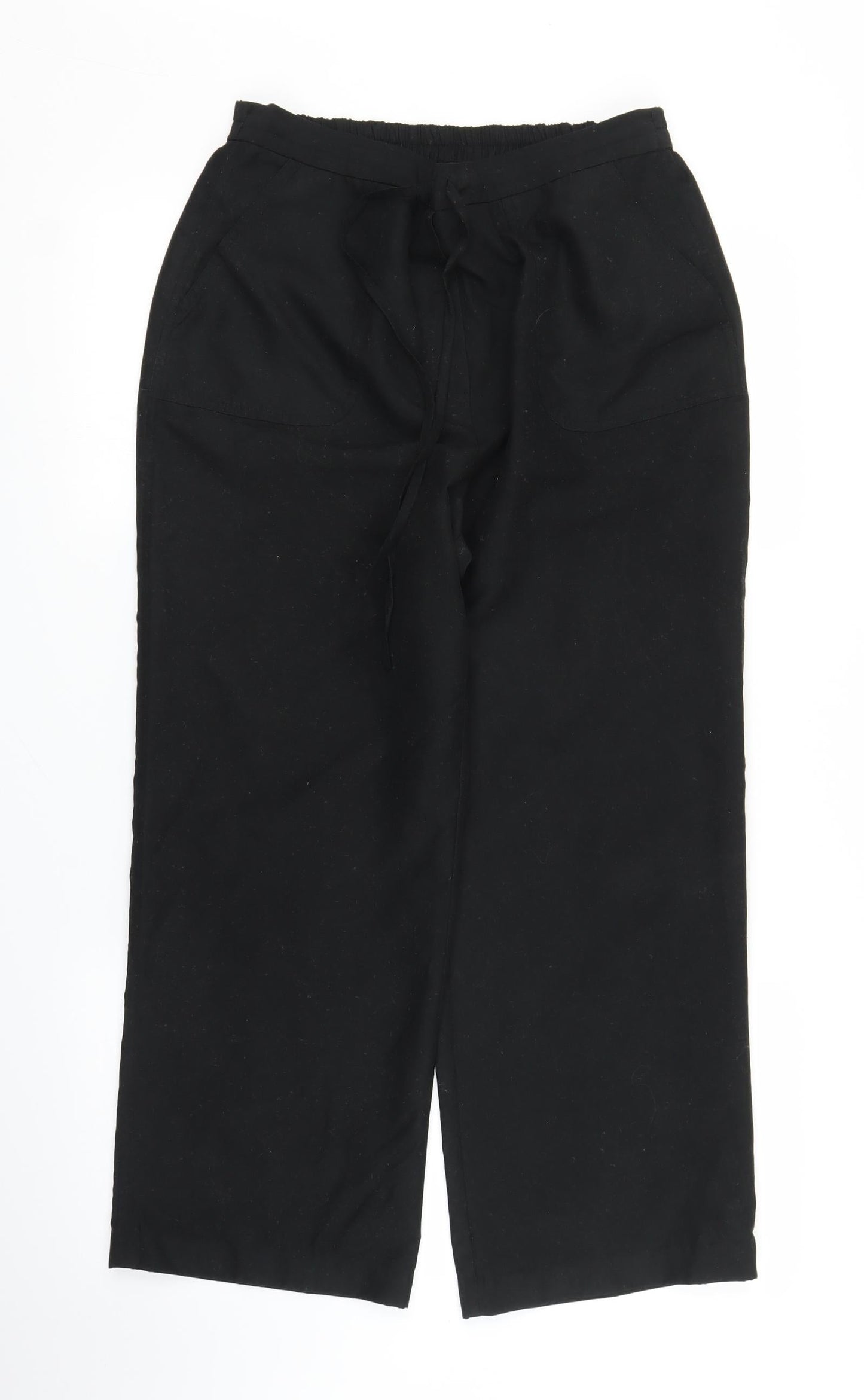 Womens UK Size 14 Being Casual Regular Fit Bloomer Black Trousers