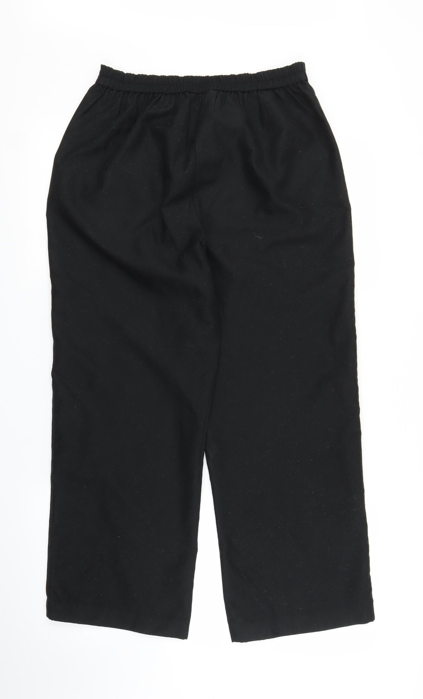 Womens UK Size 14 Being Casual Regular Fit Bloomer Black Trousers