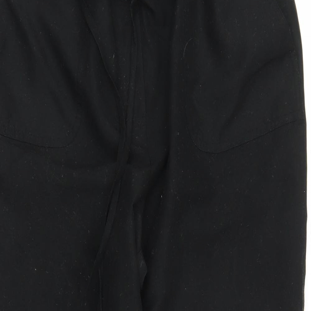 Womens UK Size 14 Being Casual Regular Fit Bloomer Black Trousers