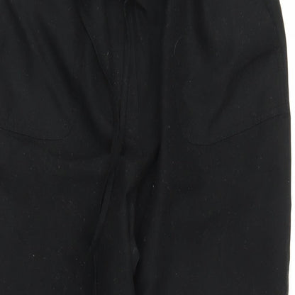Womens UK Size 14 Being Casual Regular Fit Bloomer Black Trousers