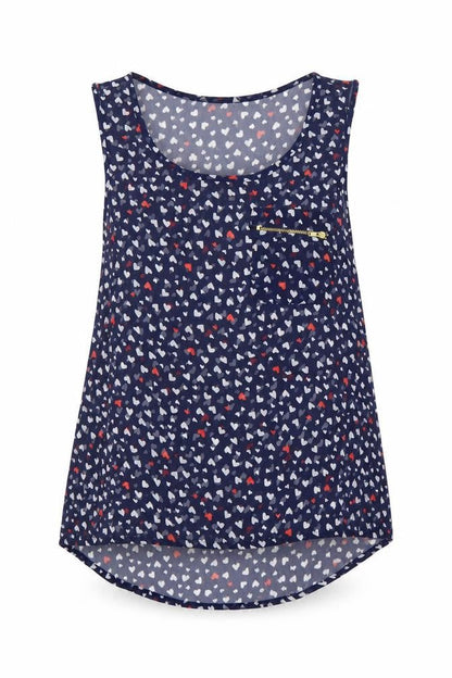 Womens UK Size 14 New Look Blue Basic Blouse