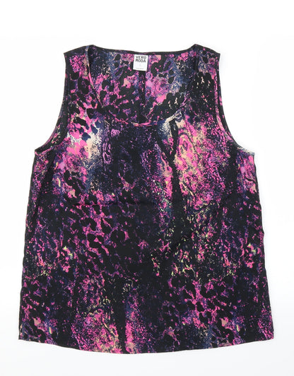 Womens UK Size 12 Vera Moda Purple Basic Blouse