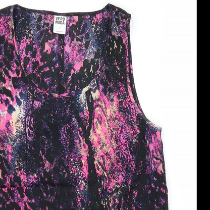 Womens UK Size 12 Vera Moda Purple Basic Blouse