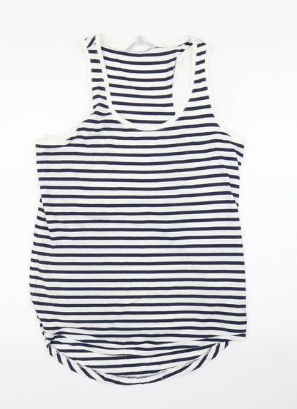 Womens UK Size 14 Debenhams Blue Tunic Tank