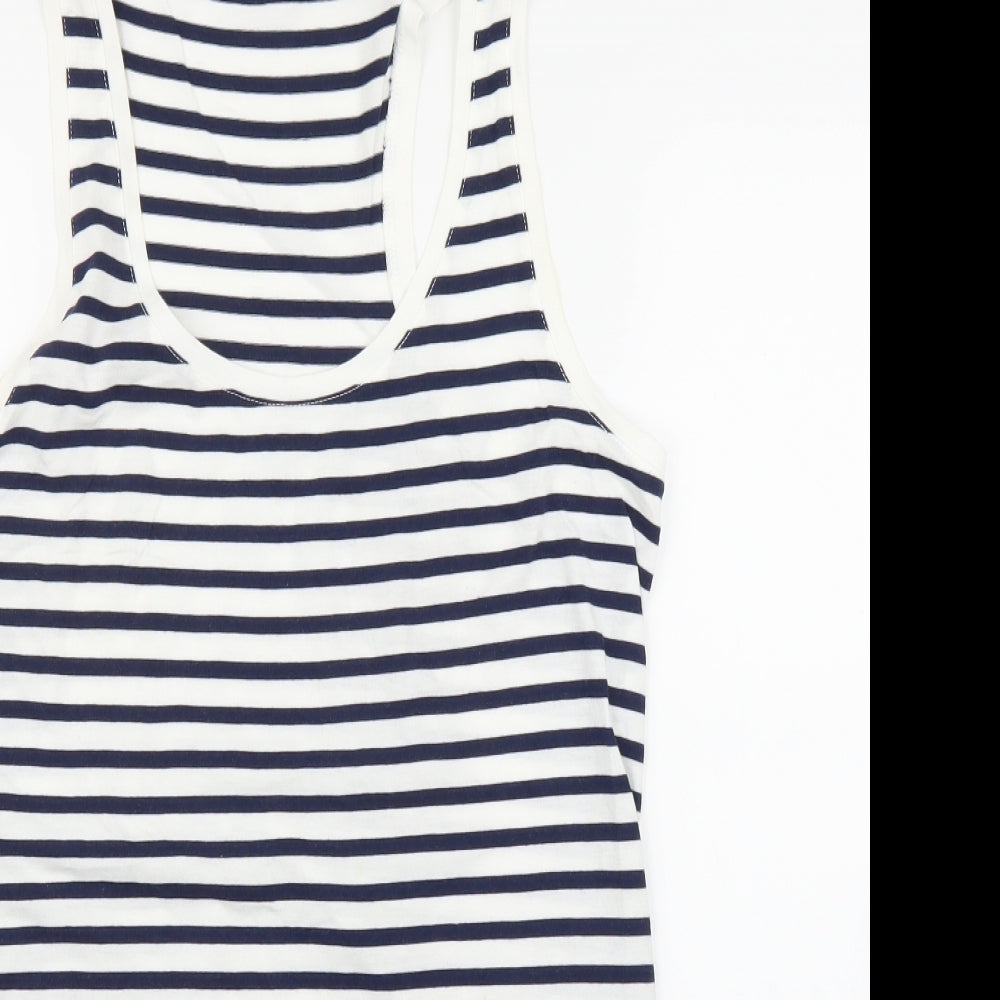 Womens UK Size 14 Debenhams Blue Tunic Tank
