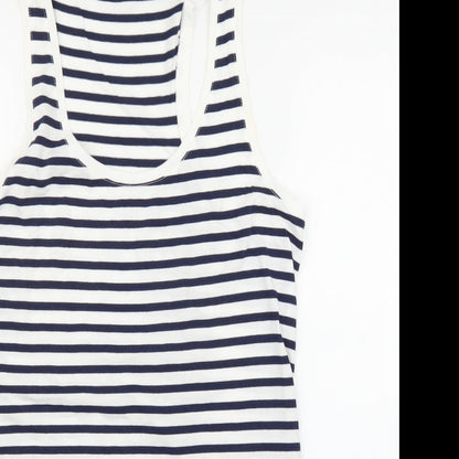 Womens UK Size 14 Debenhams Blue Tunic Tank