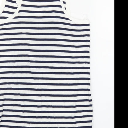 Womens UK Size 14 Debenhams Blue Tunic Tank