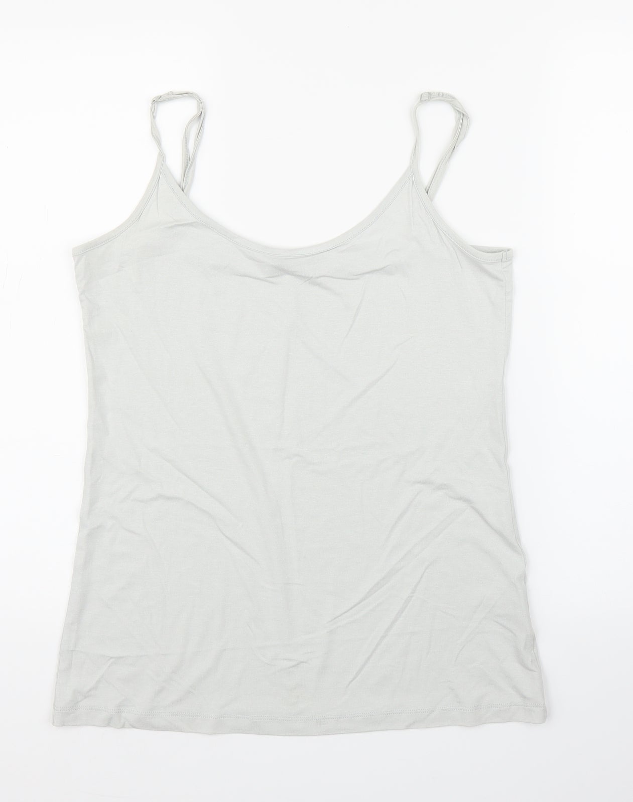 M&S Womens Silver   Camisole Blouse Size 12
