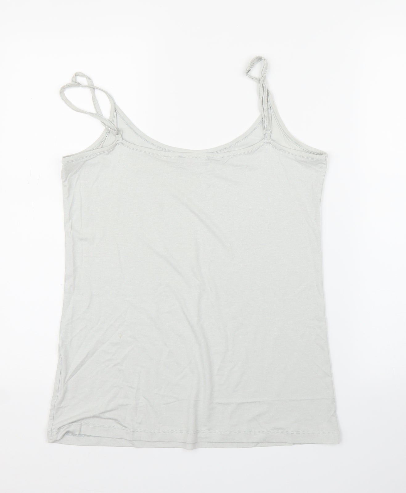 M&S Womens Silver   Camisole Blouse Size 12
