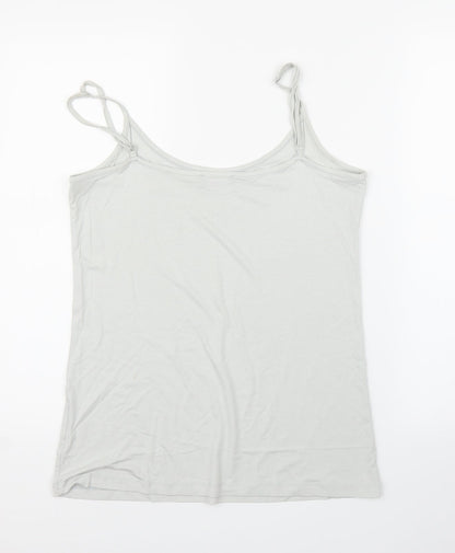 M&S Womens Silver   Camisole Blouse Size 12