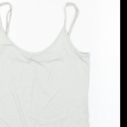 M&S Womens Silver   Camisole Blouse Size 12