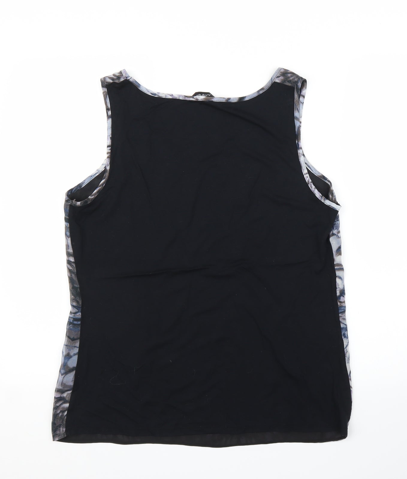 M&S Womens Blue Geometric  Basic Tank Size 14