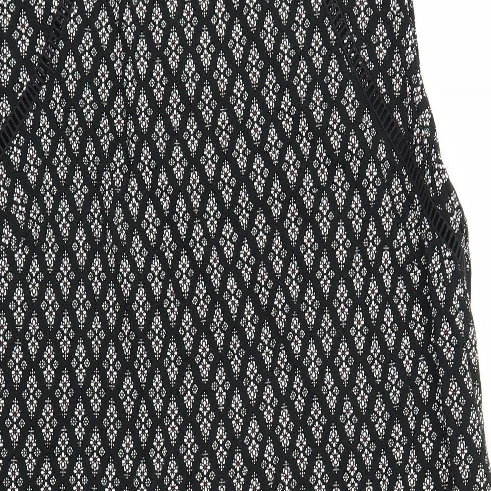 NEXT Womens Black Argyle/Diamond  Shift  Size 12