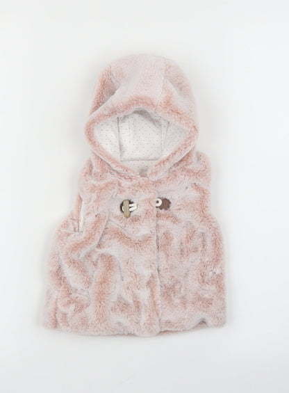 Nutmeg Girls Pink   Cardigan Jumper Size 6-9 Months  - Bodywarmer