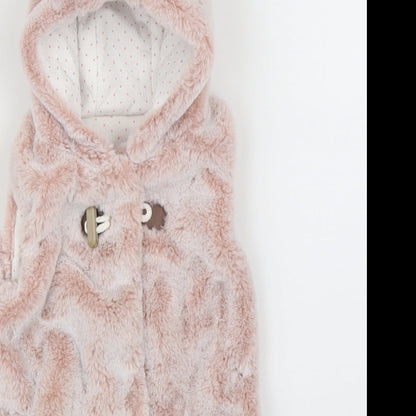 Nutmeg Girls Pink   Cardigan Jumper Size 6-9 Months  - Bodywarmer