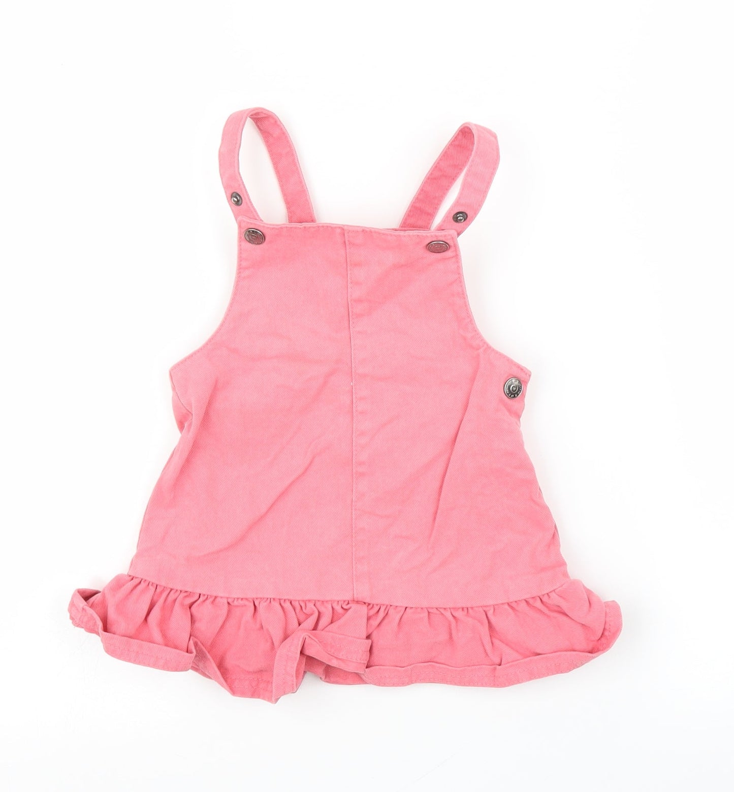 Fred & Flo Girls Pink  Denim A-Line  Size 9-12 Months