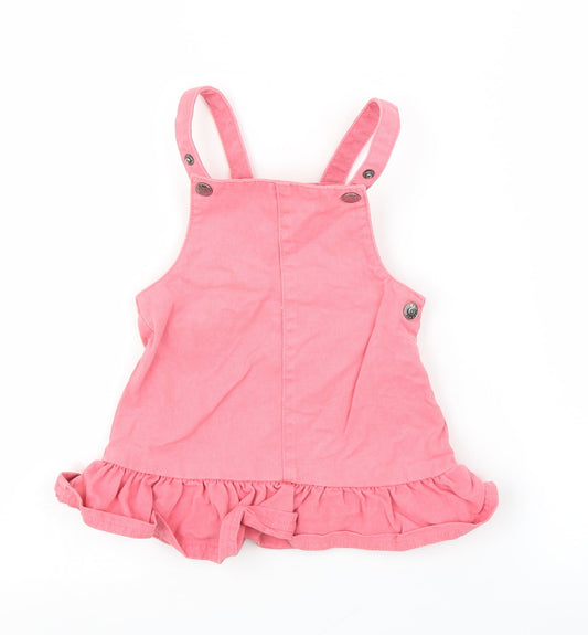 Fred & Flo Girls Pink  Denim A-Line  Size 9-12 Months