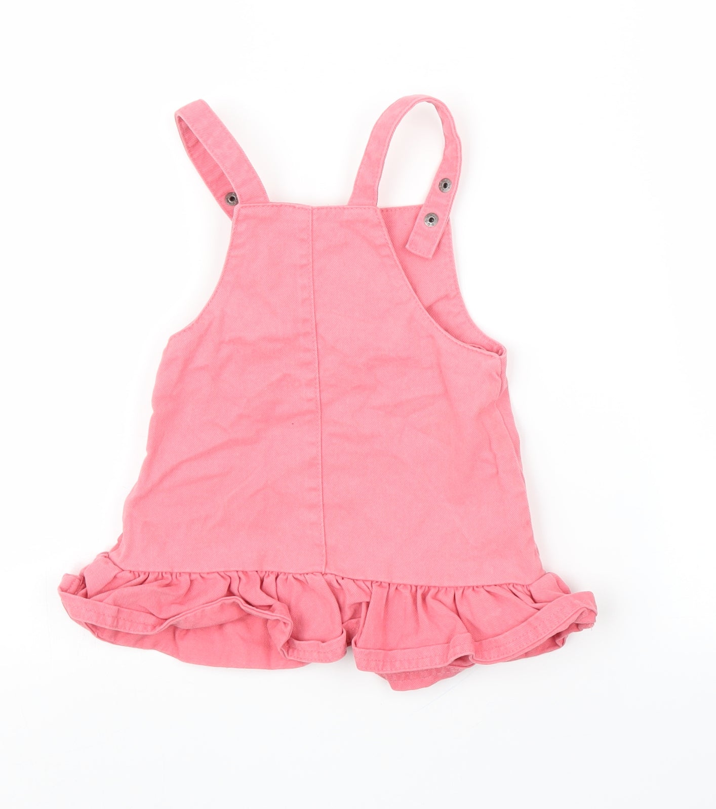 Fred & Flo Girls Pink  Denim A-Line  Size 9-12 Months