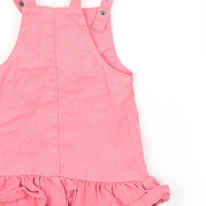 Fred & Flo Girls Pink  Denim A-Line  Size 9-12 Months