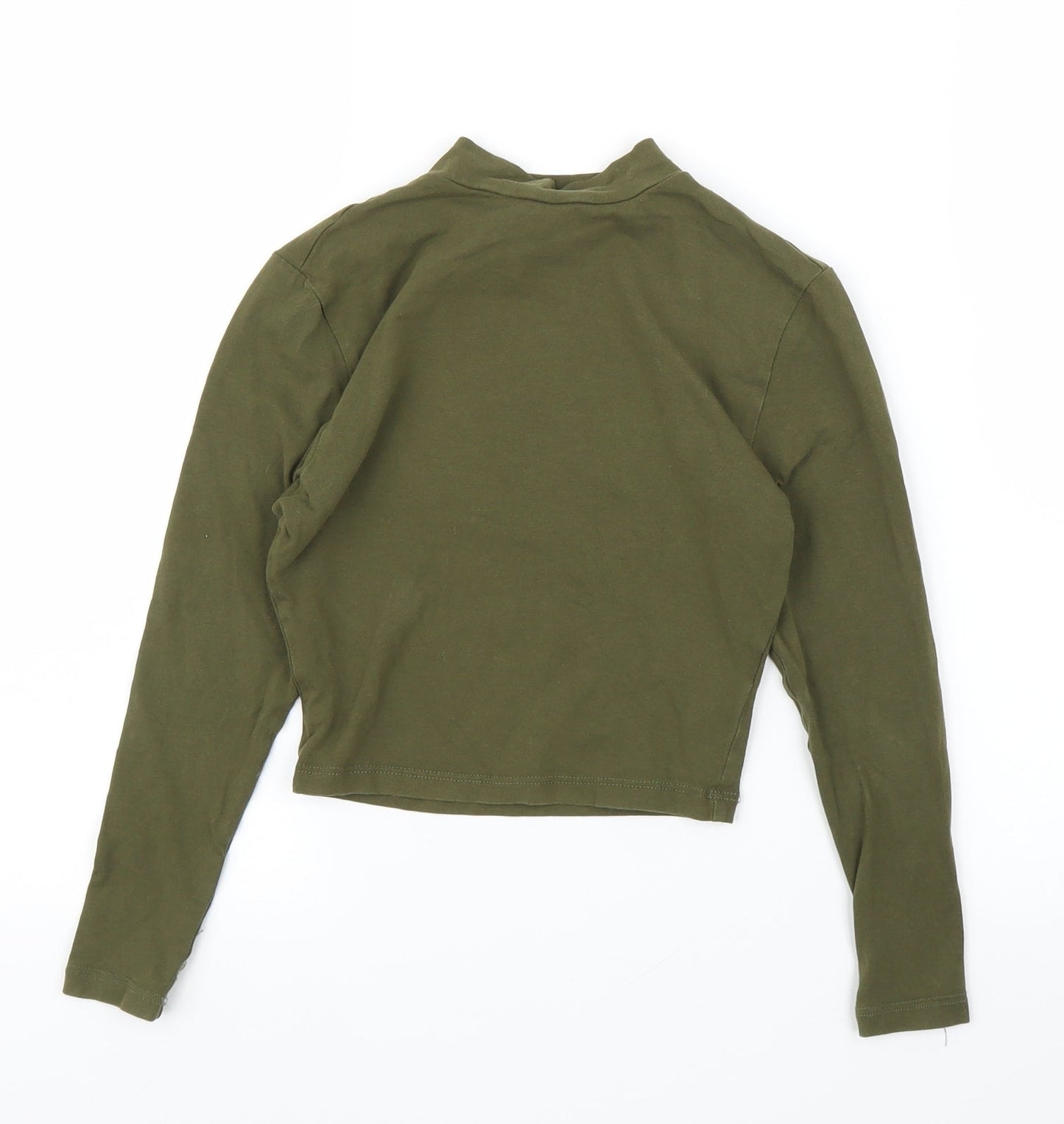 New Look Girls Green   Cropped T-Shirt Size 9 Years