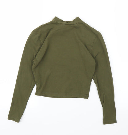 New Look Girls Green   Cropped T-Shirt Size 9 Years