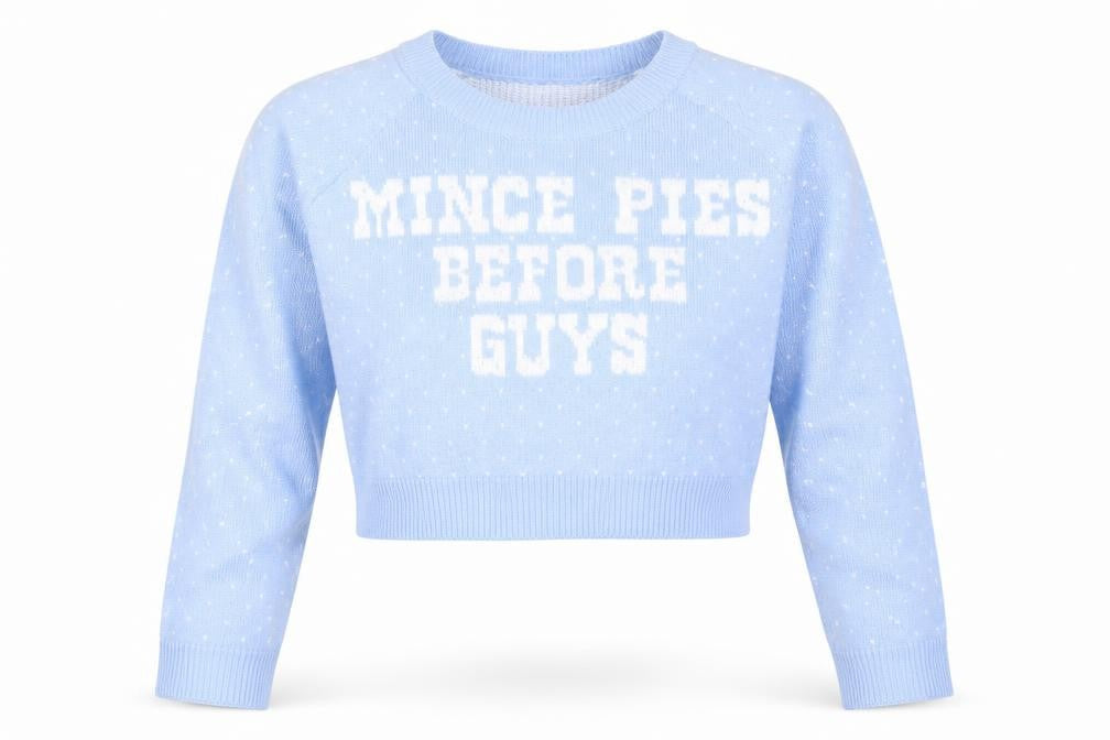 Womens UK Size M Missguided Blue Pullover Jumper