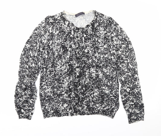 Womens UK Size 14 Marks and Spencer Black Cardigan Jumper