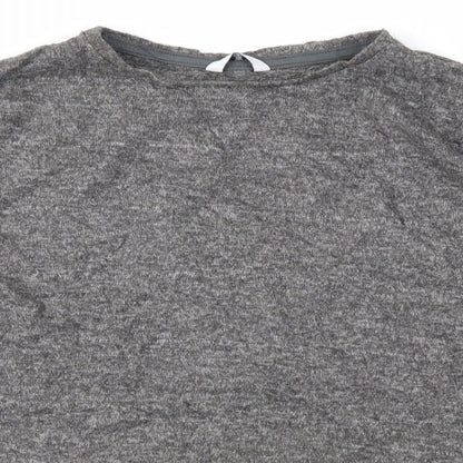 Marks and Spencer Girls Grey   Pullover Jumper Size 12-13 Years
