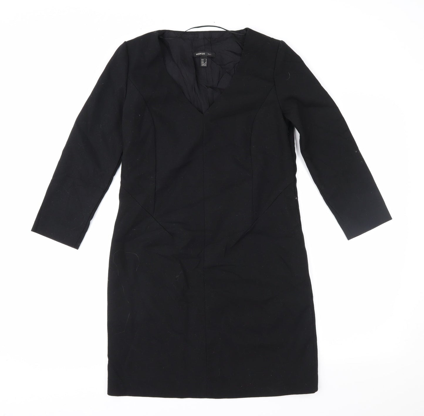 Mango Womens Black   Pencil Dress  Size S