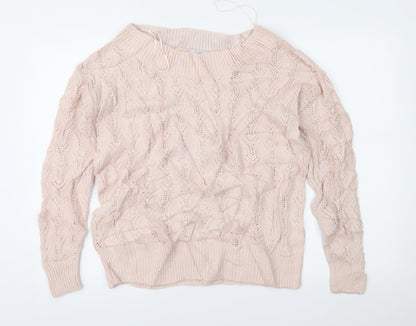Womens UK Size M NEXT Pink Pullover Jumper