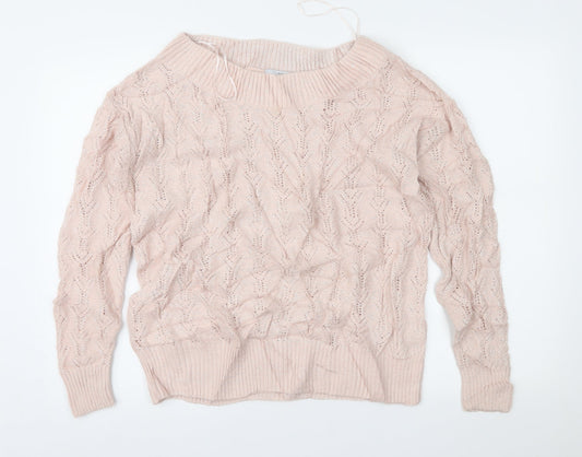 Womens UK Size M NEXT Pink Pullover Jumper