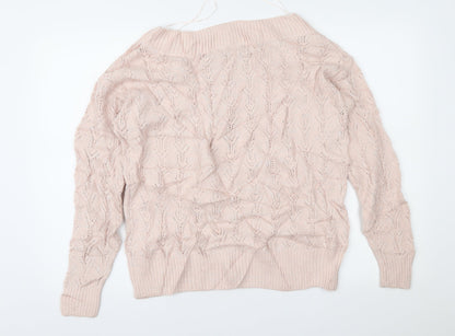 Womens UK Size M NEXT Pink Pullover Jumper