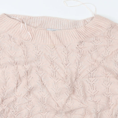 Womens UK Size M NEXT Pink Pullover Jumper