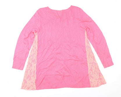 Joanna Hope Womens Pink   Pullover Jumper Size 12