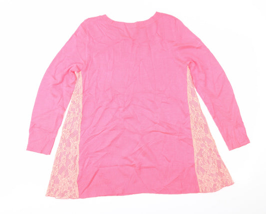 Joanna Hope Womens Pink   Pullover Jumper Size 12