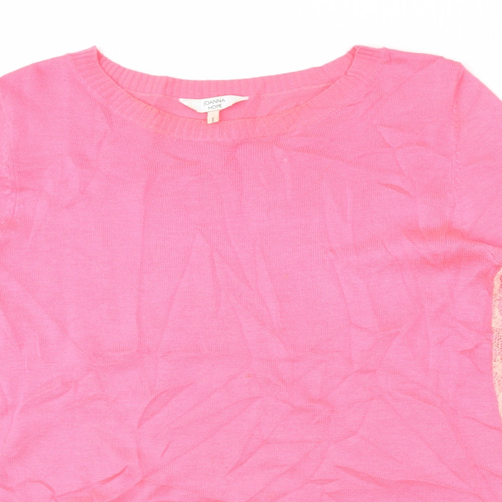 Joanna Hope Womens Pink   Pullover Jumper Size 12