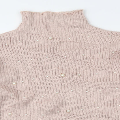 SheIn Womens Pink   Pullover Jumper Size S