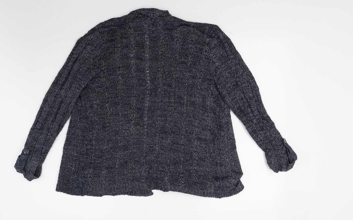 Womens UK Size 10 Marks and Spencer Blue Cardigan Jumper
