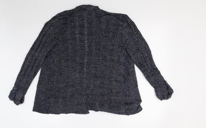 Womens UK Size 10 Marks and Spencer Blue Cardigan Jumper