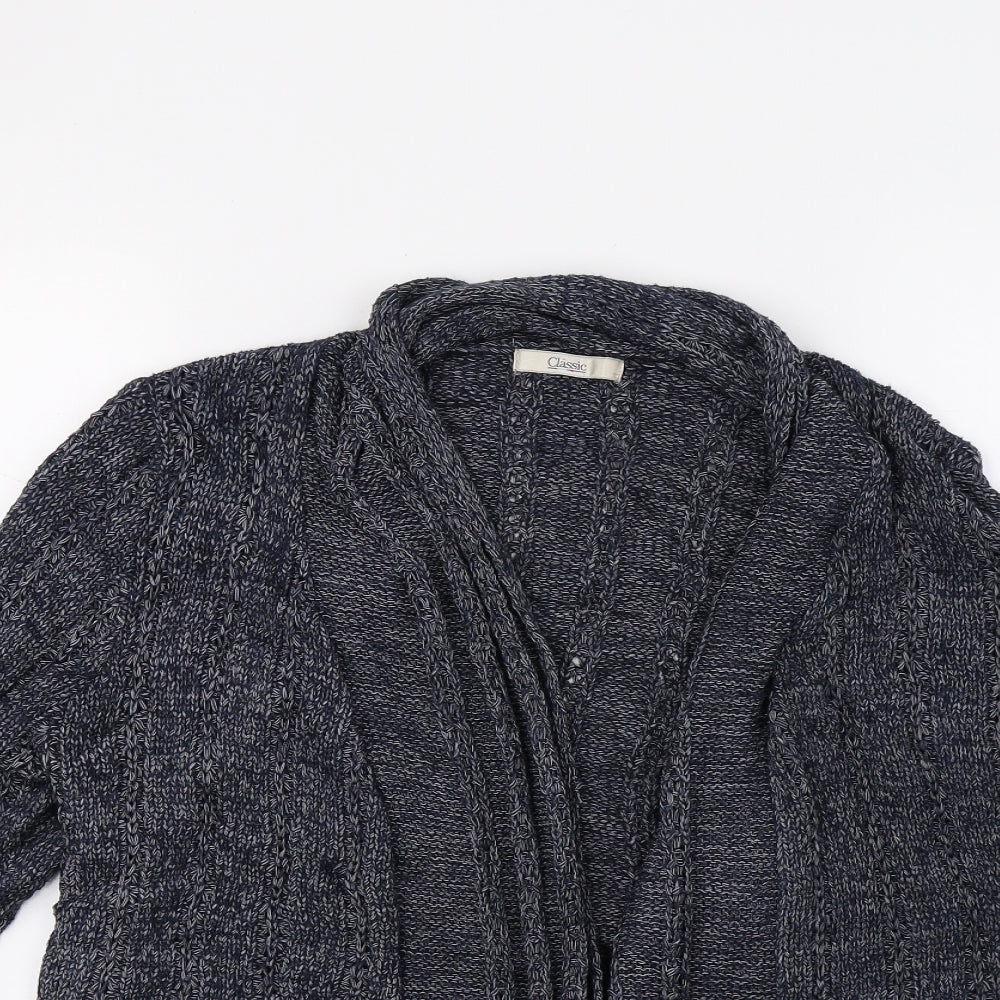 Womens UK Size 10 Marks and Spencer Blue Cardigan Jumper
