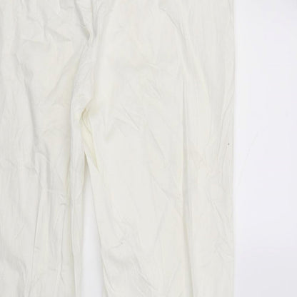 Womens UK Size 14 Monnari Regular Fit  White Trousers