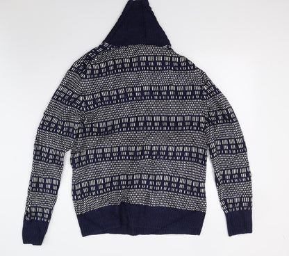 H&M Mens Blue   Pullover Jumper Size M