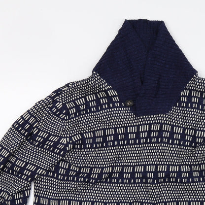 H&M Mens Blue   Pullover Jumper Size M