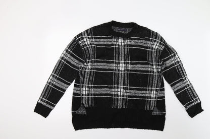 Womens UK Size M Marks and Spencer Black Pullover Jumper
