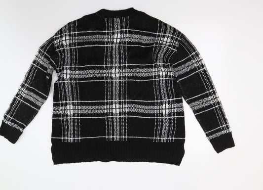 Womens UK Size M Marks and Spencer Black Pullover Jumper