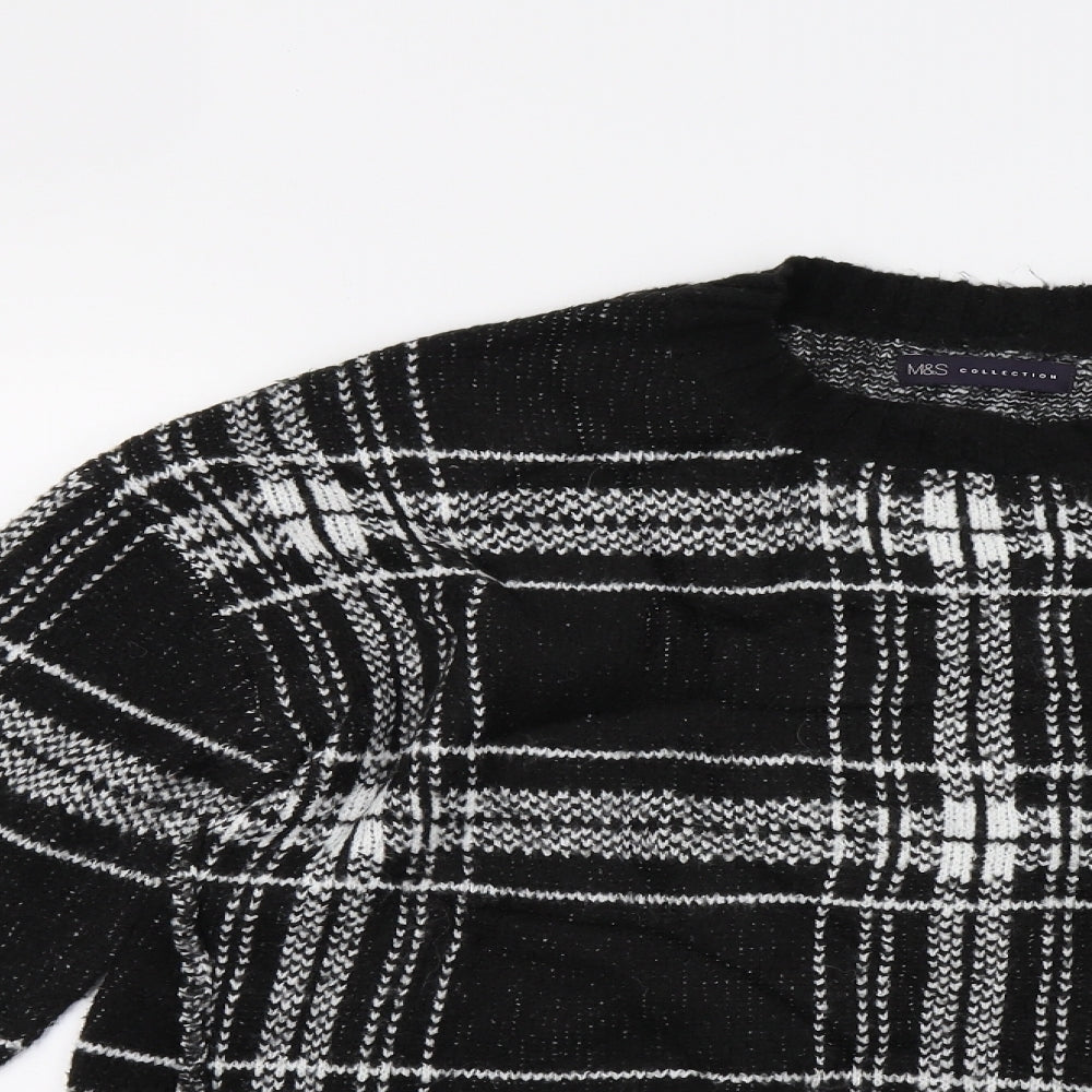 Womens UK Size M Marks and Spencer Black Pullover Jumper