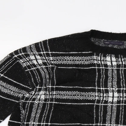Womens UK Size M Marks and Spencer Black Pullover Jumper