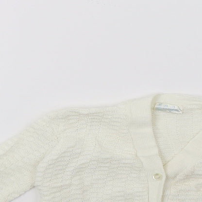 Cozinit Girls White   Cardigan Jumper Size 2 Years