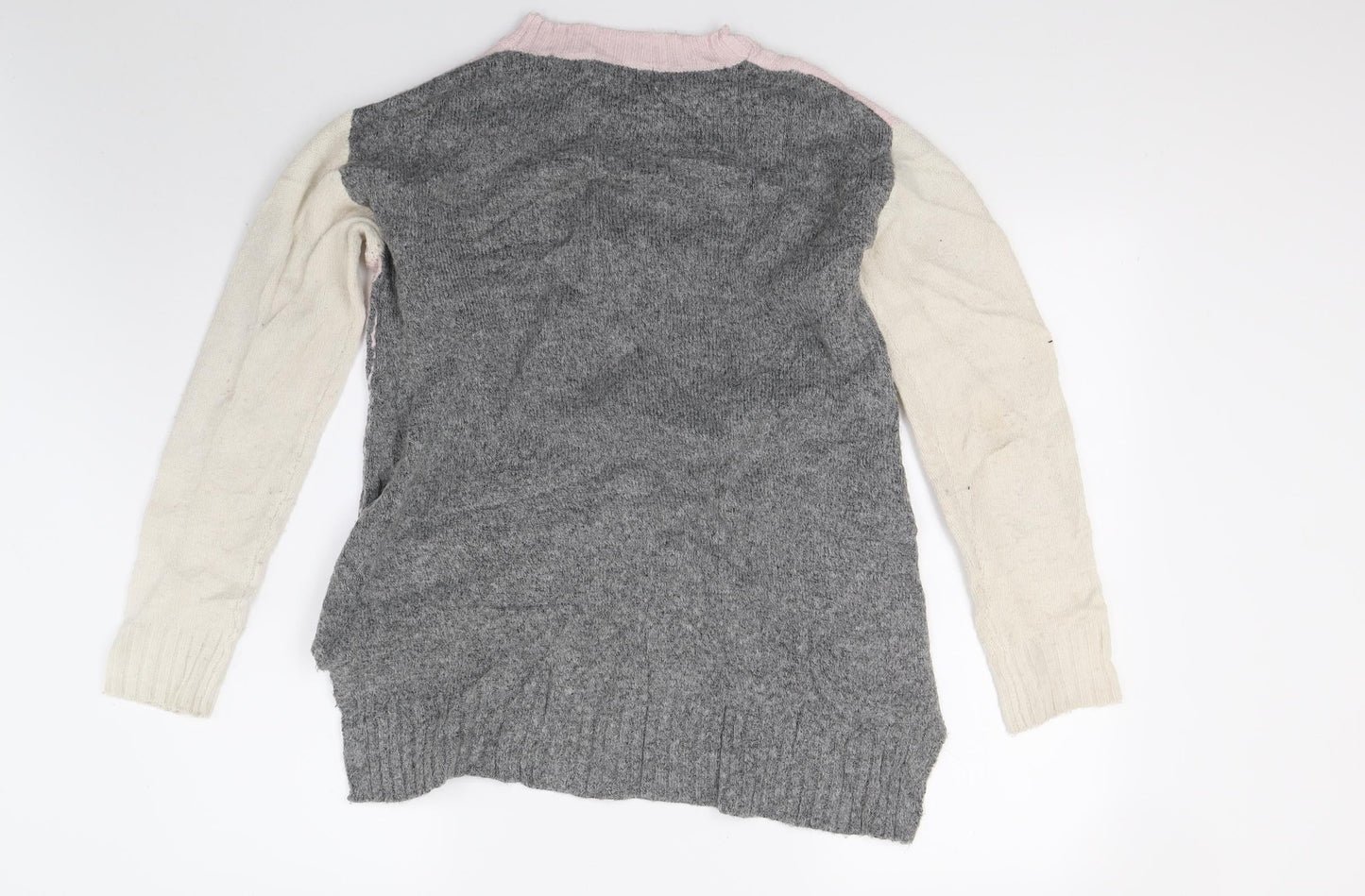 Womens UK Size S Marks and Spencer Grey Pullover Jumper