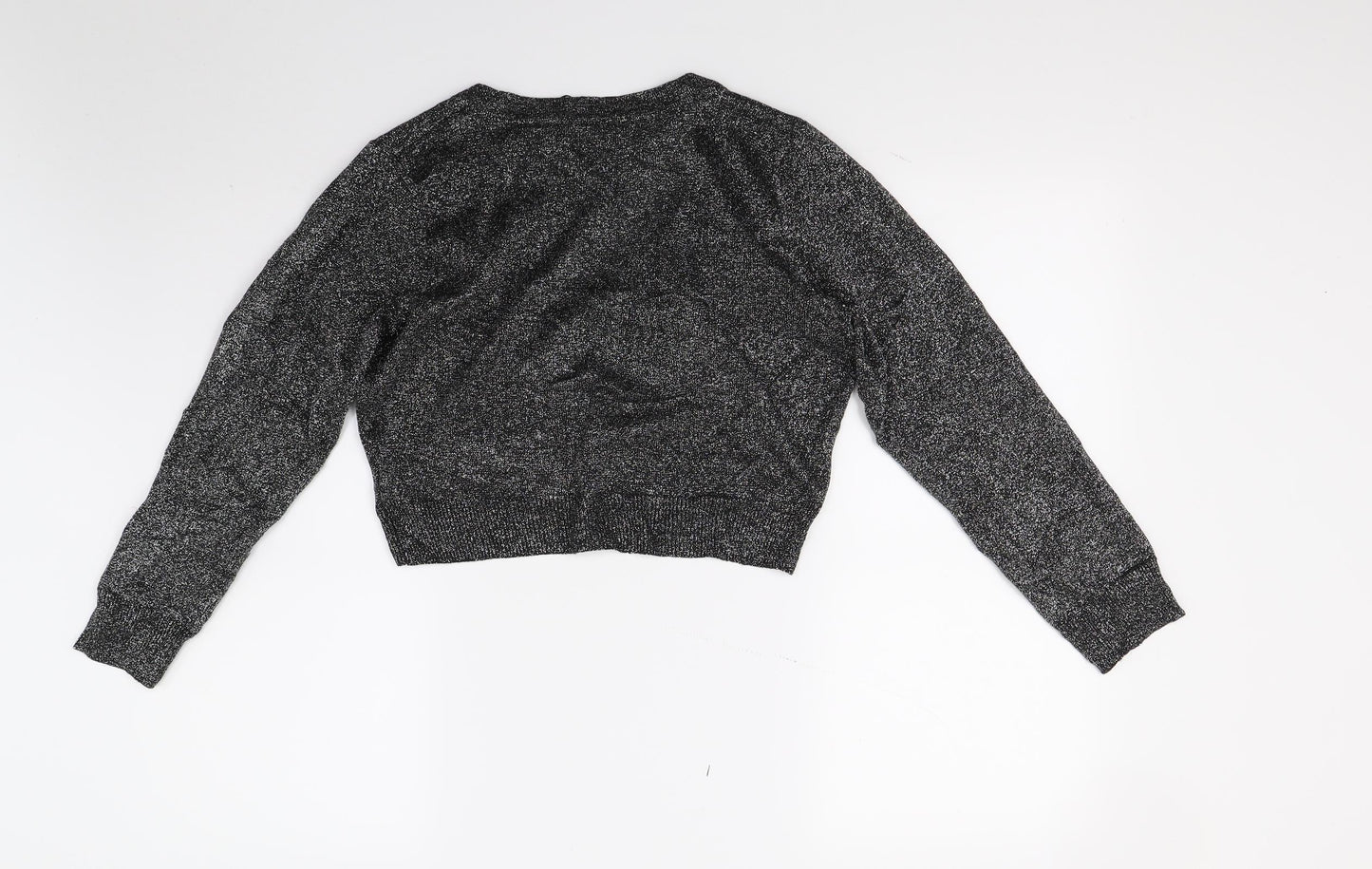 Miss evie Girls Silver   Cardigan Jumper Size 14-15 Years